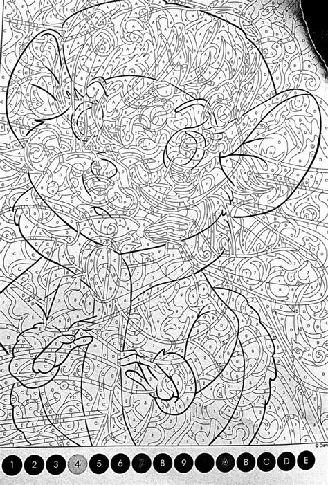 Pin By Emily On Disney Color By Number Disney Coloring Pages