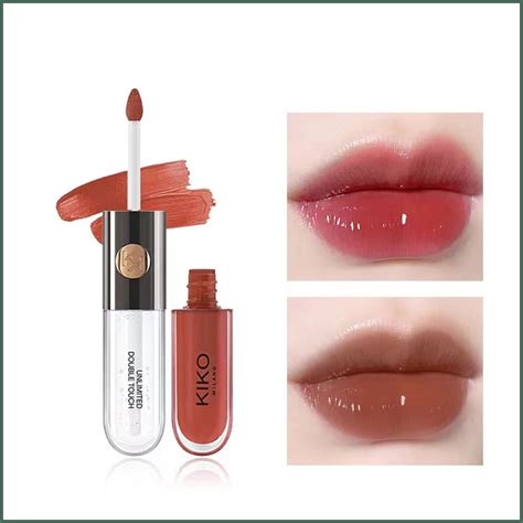 Orihinal Kiko Milano Minshzee Double Lip Gloss Fog Matte In Double