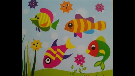 Make Fish Aquarium Cut And Paste Paper Craft Activity For Kids