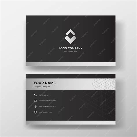 Premium Vector | Minimalist Business Card Design Template