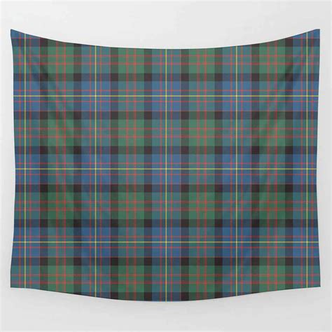 Scottish Cameron Of Erracht Ancient Clan Tartan Tapestry