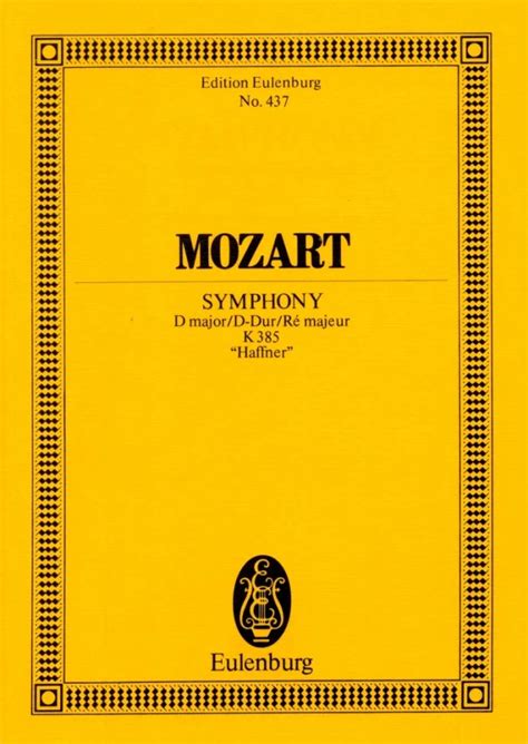 Sinfonie Nr D Dur Kv Von Wolfgang Amadeus Mozart Im