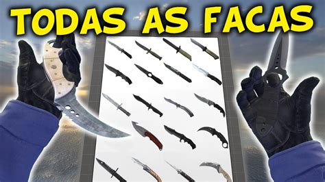 TENHA TODAS As FACAS Do CS GO UTILIZANDO COMANDOS Segredo Acompanhe