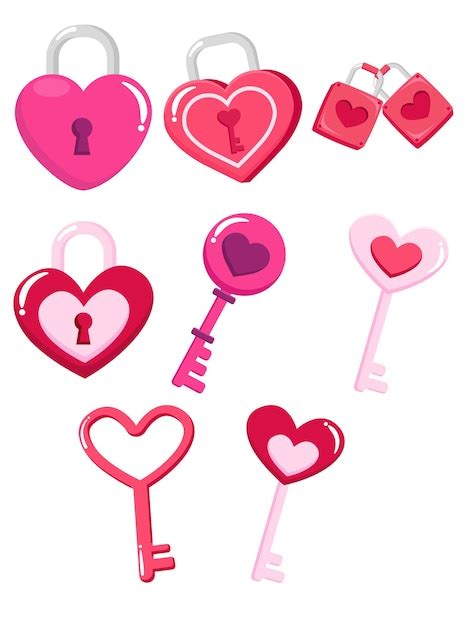 Premium Vector Key To My Heart Vector Illustration