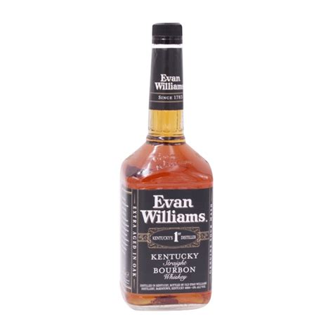 evan williams black bourbon whiskey   vol evan williams