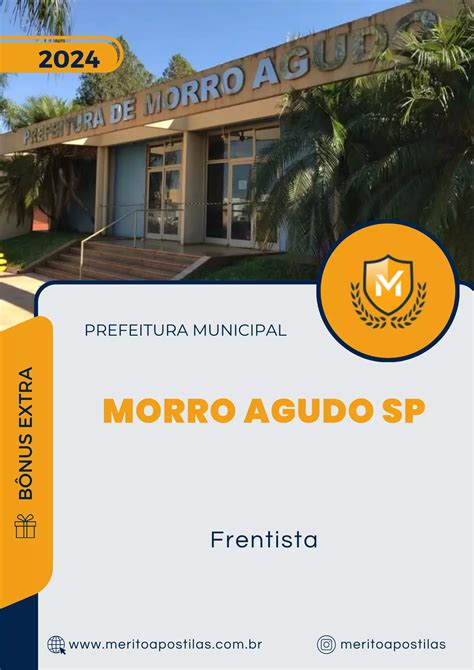 Apostila Frentista Prefeitura De Morro Agudo Sp M Rito Apostilas