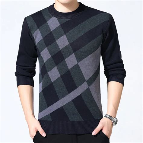 Men Sweater Autumn Winter O Neck Knitted Sweaters Male Casual Cashmere Pullovers Mens Fashion