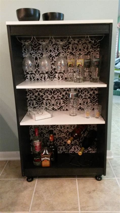 Bookcase Turned Into Wineliquor Cabinet Pic Only Flipping