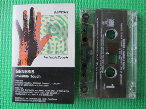 Cassette Tapes GENESIS INVISIBLE Touch GENESIS Cassette Music