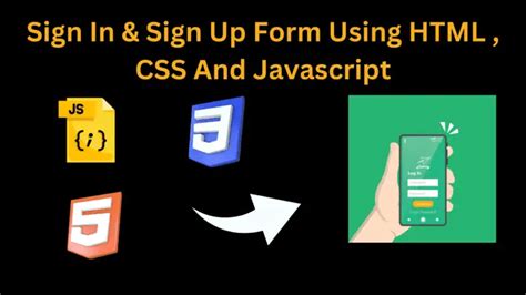 Responsive Sign In Sign Up Form Using HTML CSS And JS With Source