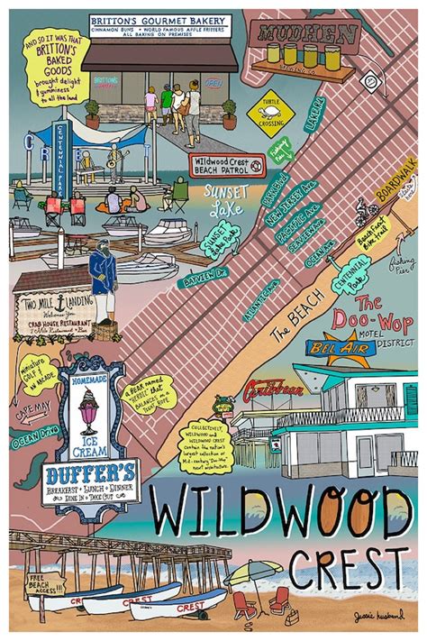 Wildwood Nj Map