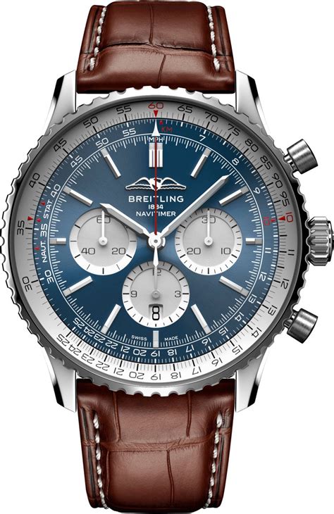 Breitling Navitimer 46 Mm Watch In Blue Dial