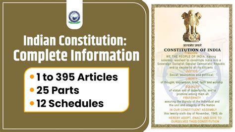 Indian Constitution Articles Parts And Schedules Kgs