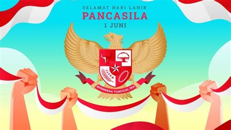 Download Gambar Gambar Ucapan Selamat Hari Lahir Pancasila 1 Juni Lengkap Dengan Isi Captionnya