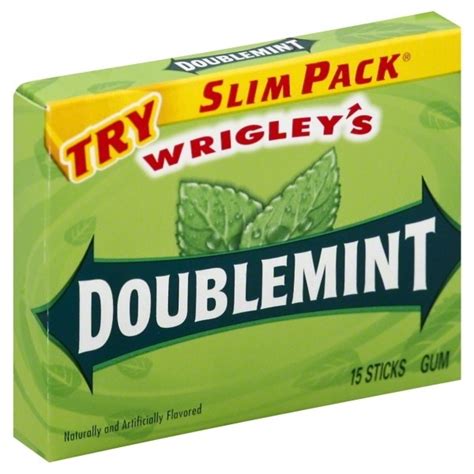 Wrigleys Doublemint Gum Nutrition And Ingredients Greenchoice