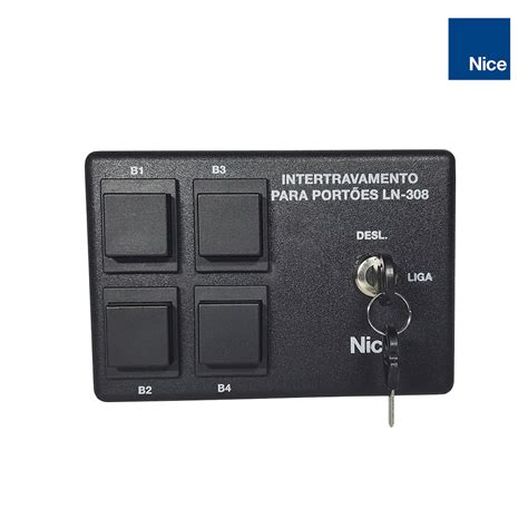 Modulo Para Intertravamento 4 Botões Nice Linear Hcs Loja Canal Das