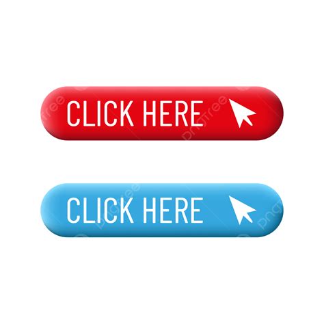 Button Click Here Vector Design Images, Click Here Vector Button With ...