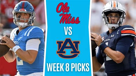 College Football Free Picks Ole Miss Vs Auburn Ncaaf Picks And Predictions Week 8 Youtube