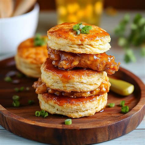 Hot Honey Chicken Biscuits
