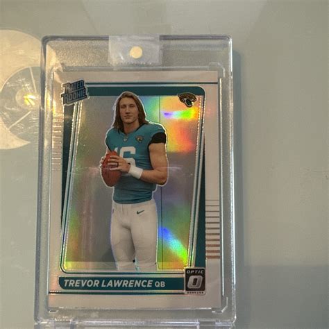 2021 Panini Donruss Optic Trevor Lawrence Rated Rookie Silver Holo 201