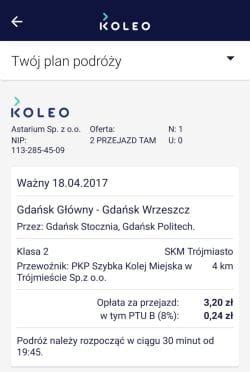 Bilety Na Skm Kupisz Przez Internet Skm Bilety Bilet Koleo Koleo