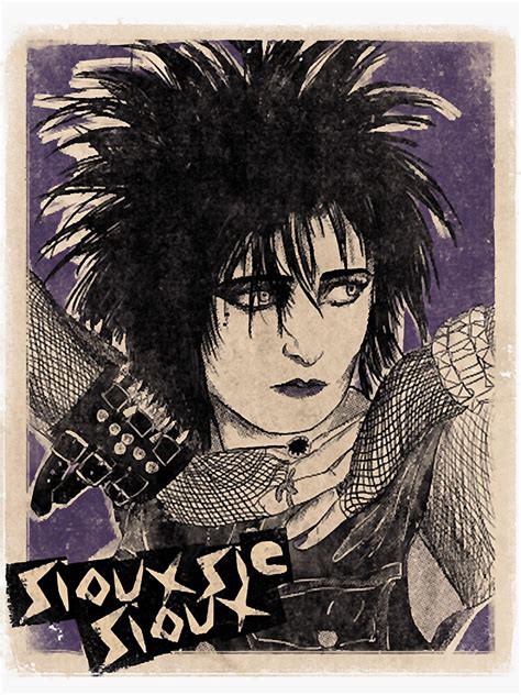 Siouxsie Sioux Sticker For Sale By Shop W Redbubble