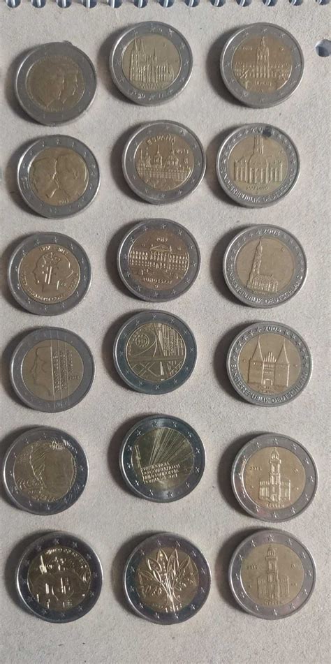 Moedas De Dois Euros Todas Diferentes Santiago Do Cac M Santa Cruz E