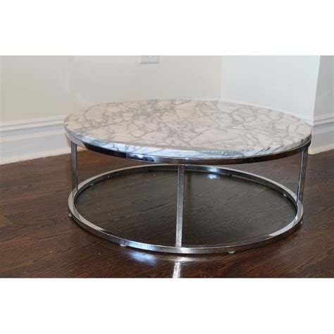 Cb Smart Round Marble Top Coffee Table Aptdeco