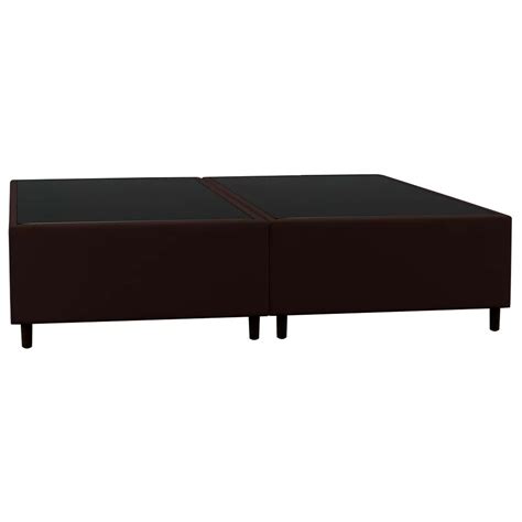 Base Cama Box Casal Queen Cm Bipartido Hit I Corano Marrom