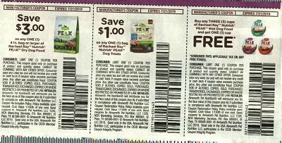 15 Coupons $3/1 Rachael Ray Nutrish Peak Dry Dog Food + $1/1 Peak Dog ...