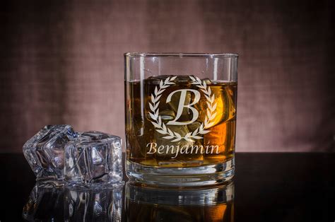 Bourbon Glass Scotch Glass Engraved Whiskey Glasses Whiskey Etsy