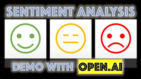 Sentiment Analysis With Open Ai A Visual Demo Youtube