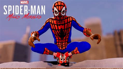 Spider Man Miles Morales Pc Spider Verse Store Bought Suit Mod Free