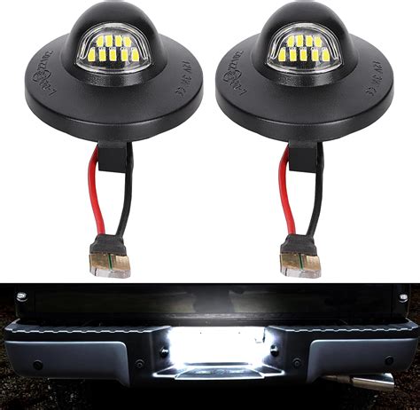 Luces Led Para Placa De Matr Cula Compatibles Con Ford F F F