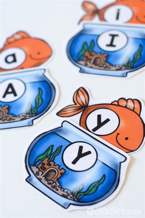 Fishing For The Alphabet Game Mrs Jones Creation Station Alphabet