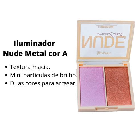 ILUMINADOR LUISANCE NUDE METAL COR A G REF L Teruya Cosméticos e Perfumaria