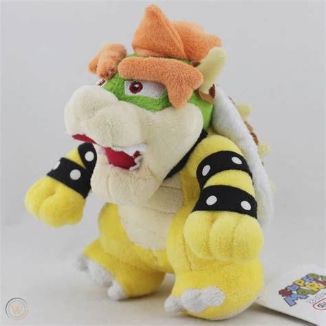 Super Mario Bros Bowser Koopa Plush Toy Final Boss Nintendo Cm