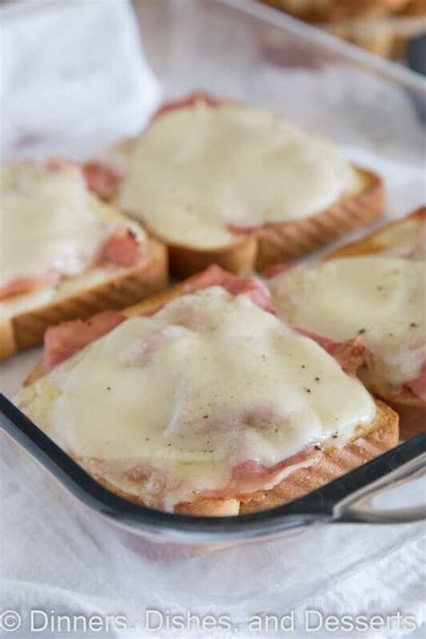 Open Faced Croque Monsieur Dinners Dishes And Desserts