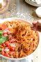 Spaghetti With Roasted Tomato Sauce Bibbyskitchen Recipes