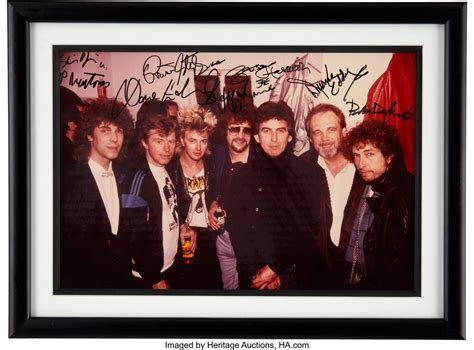 Bob Dylan George Harrison Jeff Lynne Duane Eddy Dave Edmunds Signed Lot 89352 Heritage Auctions