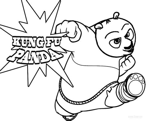 Printable Kung Fu Panda Coloring Pages For Kids | Cool2bKids