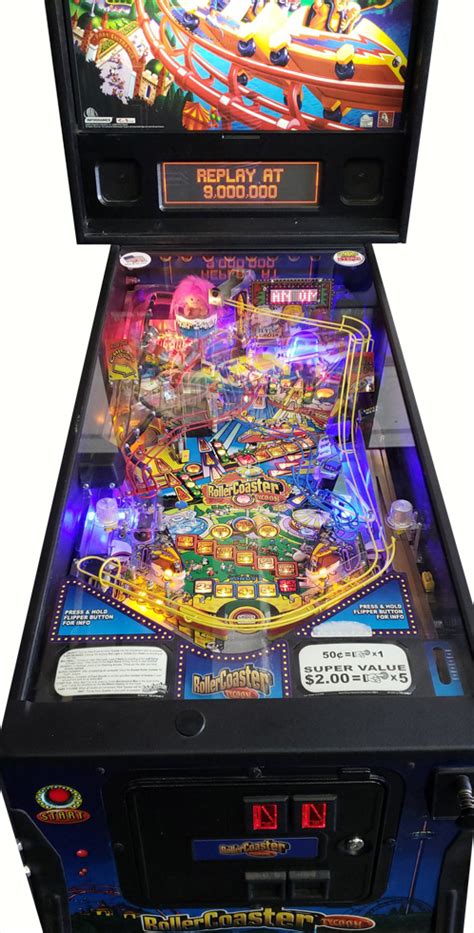 Roller Coaster Tycoon Pinball Machine Vintage Arcade Superstore