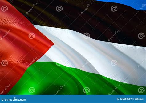 Palestine Flag D Waving Flag Design The National Symbol Of Palestine