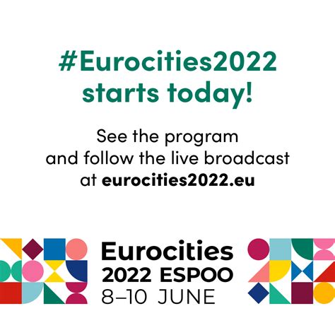 Espoon Kaupunki On Twitter Eurocities Starts Today See The