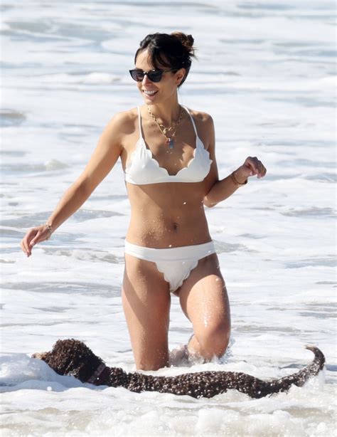 JORDANA BREWSTER In A White Bikini At A Beach In Santa Monica 03 06