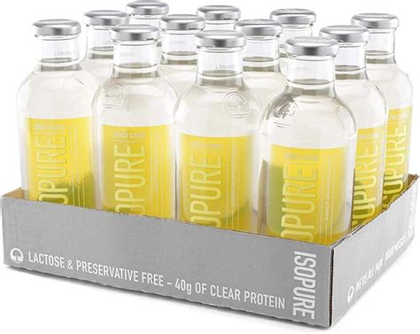 Isopure Proteína de 40 g cero carbohidratos listos para beber