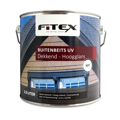 Fitex Buitenbeits Uv Hoogglans Ral 9001 Crèmewit Bol