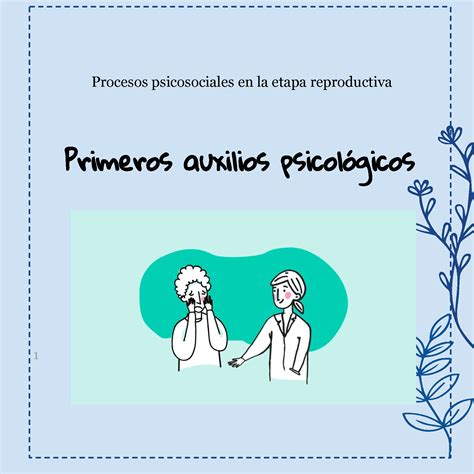 SOLUTION Primeros Auxilios Psicol Gicos Vgm Studypool