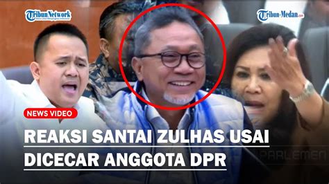 REAKSI Santai Mendag Zulhas Usai Dicecar Anggota Komisi IV DPR RI Soal