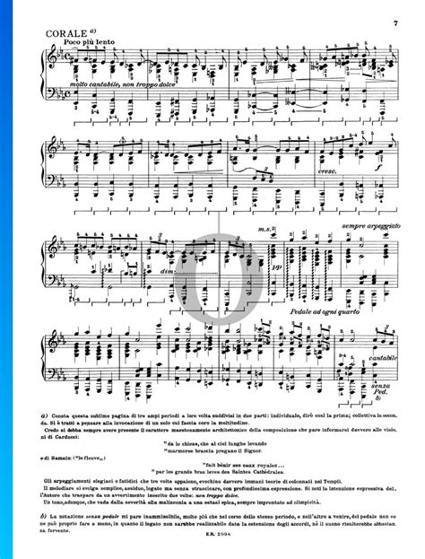 Prelude Chorale And Fugue FWV 21 Chorale Cesar Franck Piano Sheet